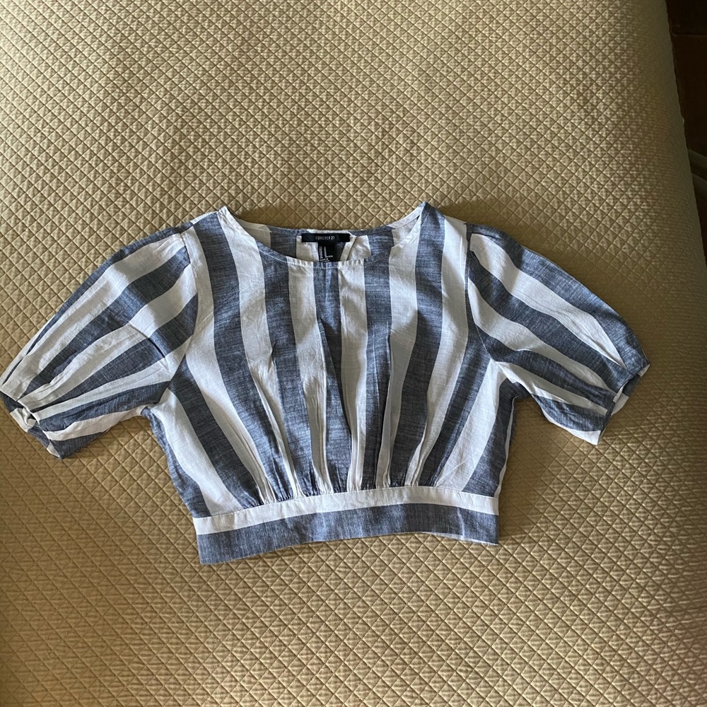 Striped Crop Top